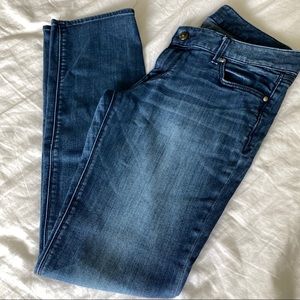 Express stretchy ankle jeans